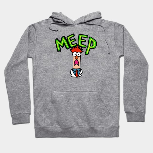 Meep muppet beaker Hoodie by wolfmanjaq